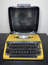 Vintage Brother Charger 11 Typewriter Yellow With Case thumbnail