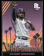 Dansby Swanson 2024 Topps Big League Good Vibrations #GV-37 Chicago Cubs