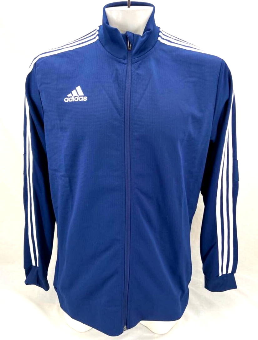 NEW Adidas Tiro 19 Training Navy Blue Soccer Track Jacket Full Zip