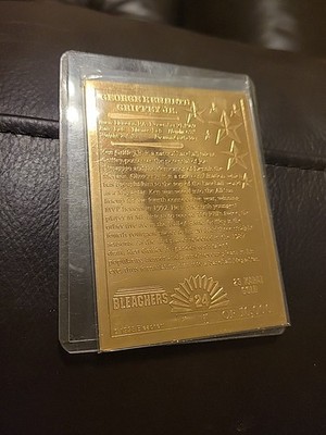 Ken Griffey Jr. 1993 Bleachers Mega Star 23K Karat Gold Card #5154