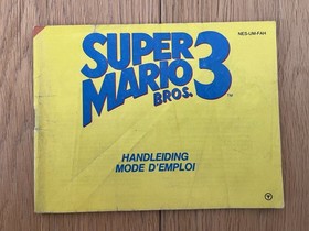 SUPER MARIO BROS 3 + NOTICE (NINTENDO NES - FRA/FAH - PAL - ORIGINAL)