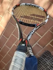 Babolat Reakt Tour Boost+ Head 102 Black/White/Red Tennis Racquet 4 1/4 #2 Mid+