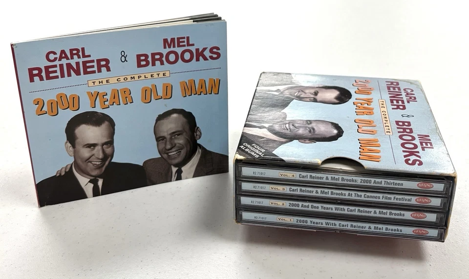 The Complete 2000 Year Old Man by Carl Reiner & Mel Brooks 4-Disc CD Set - Image 2 of 4
