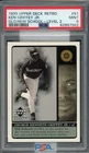 1999 Ken Griffey Jr Upper Deck Retro **OLD/NEW LEVEL 2 (#01/50)** #S1 PSA 9
