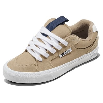 Vans Chukka Push Tan White Canvas Suede Skate Shoes VN000CZW4MG