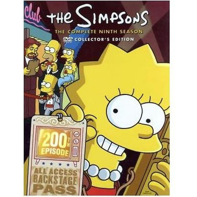 The Simpsons Season 9 DVD Collector's Box Matt Groning (Draft Executive Used 2