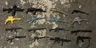 Vintage Gi Joe Gun & Weapon's accessories - 16 In lot