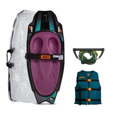 Jobe Slash Kneeboard Package Freestyle Board inkl Weste Tasche Hook Anfänger	