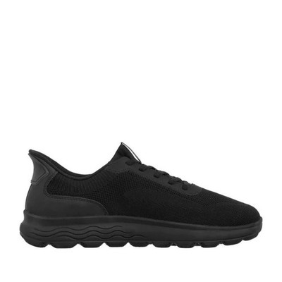 Geox Spherica Plus Herren Schwarze Sneaker Freizeit U55MPA06KEKC9999