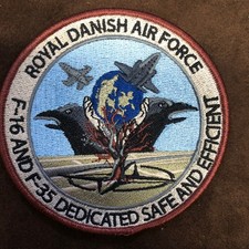 F-16 RDAF Royal Danisch Airforce  AND F-35 Dedicated Safe and Efficient