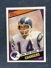 1984 Topps #179 Dan Fouts San Diego Chargers VG/EX (Wrinkle)