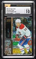 2021 Upper Deck Series 2 Speckled Rainbow Foil Nick Suzuki CSG 10 Gem Mint 10nh
