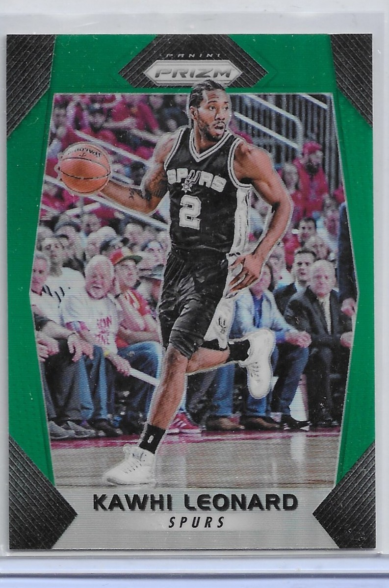 2017-18 Prizm Kawhi Leonard Green Refractor #293
