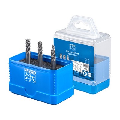PFERD TOOLS Hartmetall Hochleistungsfrässtift Set 1806 STEEL 3-tlg. Ø 6mm