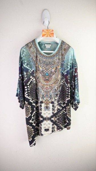 Camilla Super Oversized  t shirt in "prey"  size M/UK12