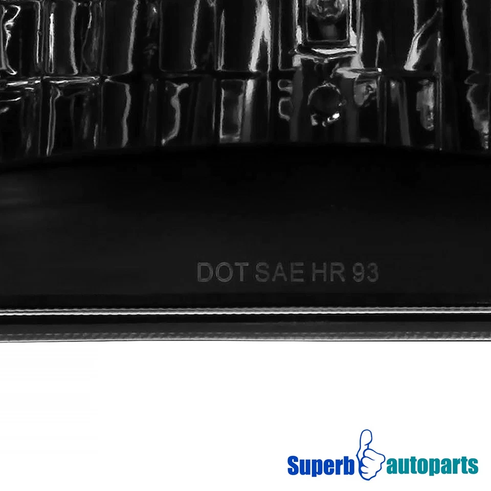 Fits 1993-1996 Jeep Grand Cherokee Head Lights+Bumper Lamps+Corner Lights 6PC — 第 4/4 张图片