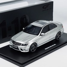 GT Spirit 1/18 Mercedes Benz C63 AMG Resin Diecast Model Car Silver Gifts Hobby