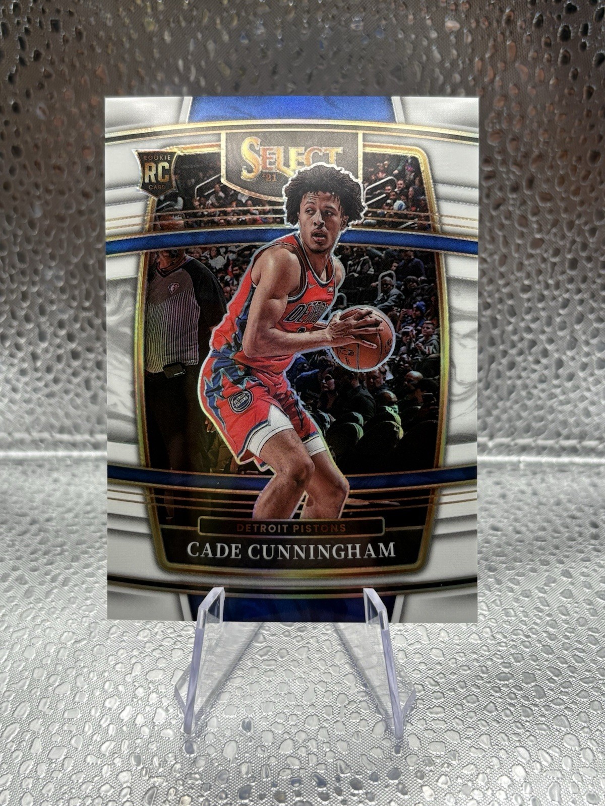 2021-22 Panini Select Cade Cunningham Rookie White Prizm #11 RC #’D /149 Pistons