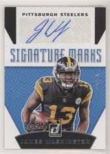2019 Panini Donruss Signature Marks Blue 2/50 James Washington #SM-39 Auto 7m3