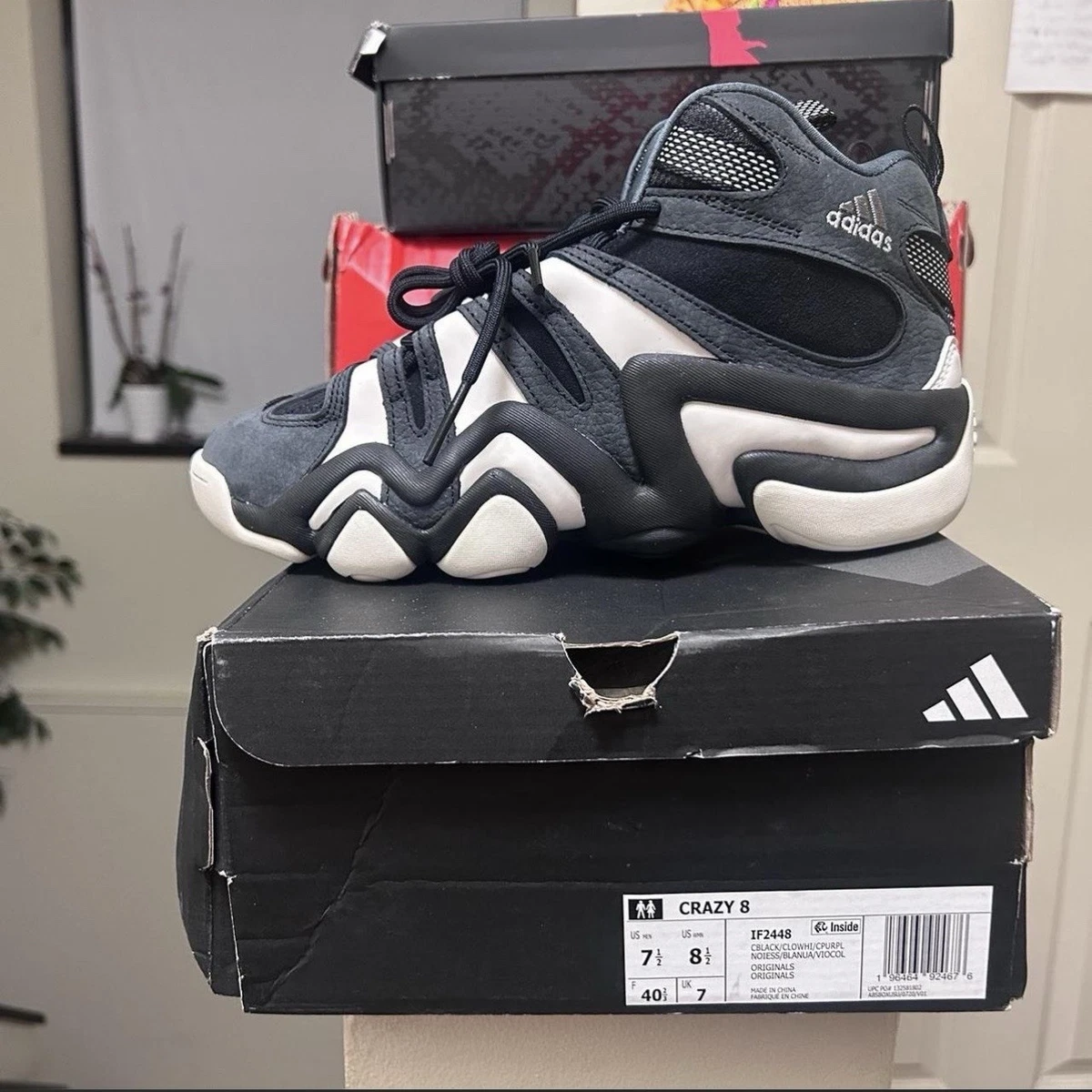 Las mejores ofertas en adidas Crazy 8 White Black | eBay