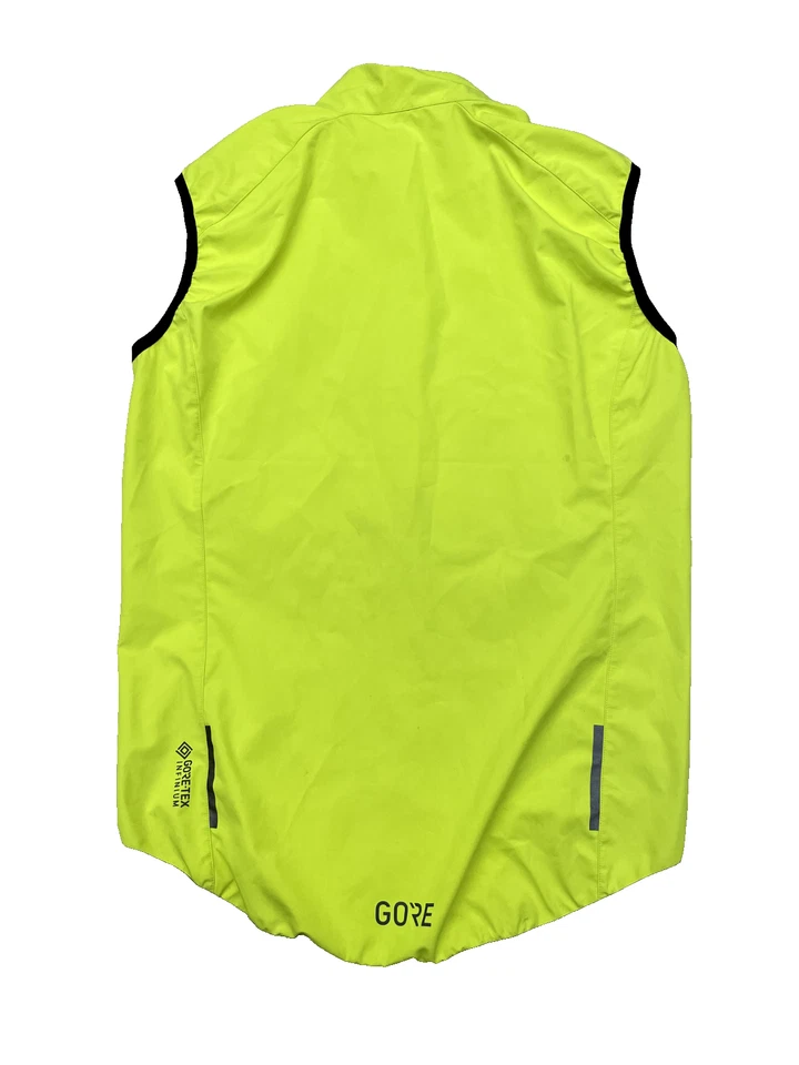 NUEVO Chaleco Gore Wear Windstopper Gore-Tex Spirit M Amarillo Reflectante Transpirable Foto 2 de 4