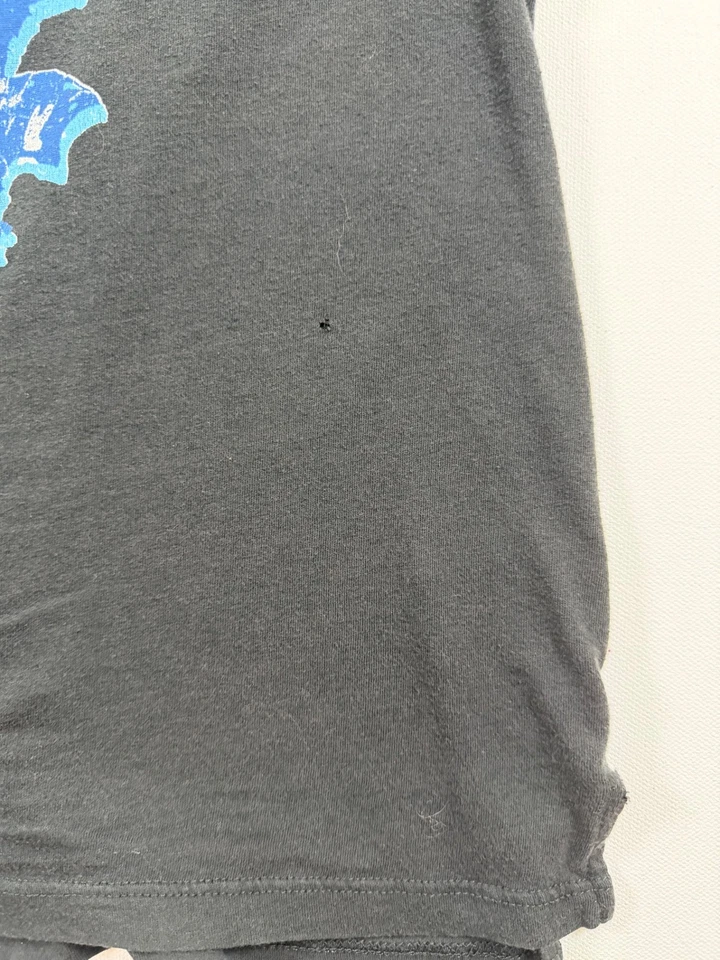 Camiseta Junkfood Grateful Dead Para Hombre XL Negra Calavera Concierto 1974 Agujeros Camiseta Foto 2 de 4