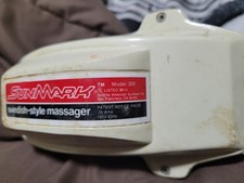 SunMark Swedish Style Handheld Massager Model 300 USA Made Tested and works.