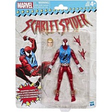 2018 Hasbro Marvel Legends Retro Carded Scarlet Spider 6 Figure Ben Reillly