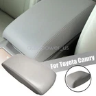 For 2007-2011 Toyota Camry Leather Center Console Lid Armrest Cover Gray