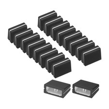 20Pcs Mixer Slider Fader Caps Universal Fader Knobs, Black