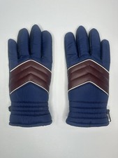 Vintage Avon Ski Gloves Novahide Vinyl Palm Thermal Lined Blue Red OSFA Taiwan