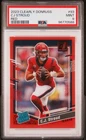 2023 Panini Clearly Donruss - Rated Rookie C.J. Stroud #93 Red /49 (RC) PSA 9