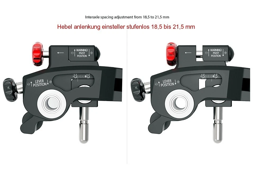 BMW S1000 RR S1000R EVO III Palanca de embrague de freno plegable ajuste punto de pivote Foto 2 de 4