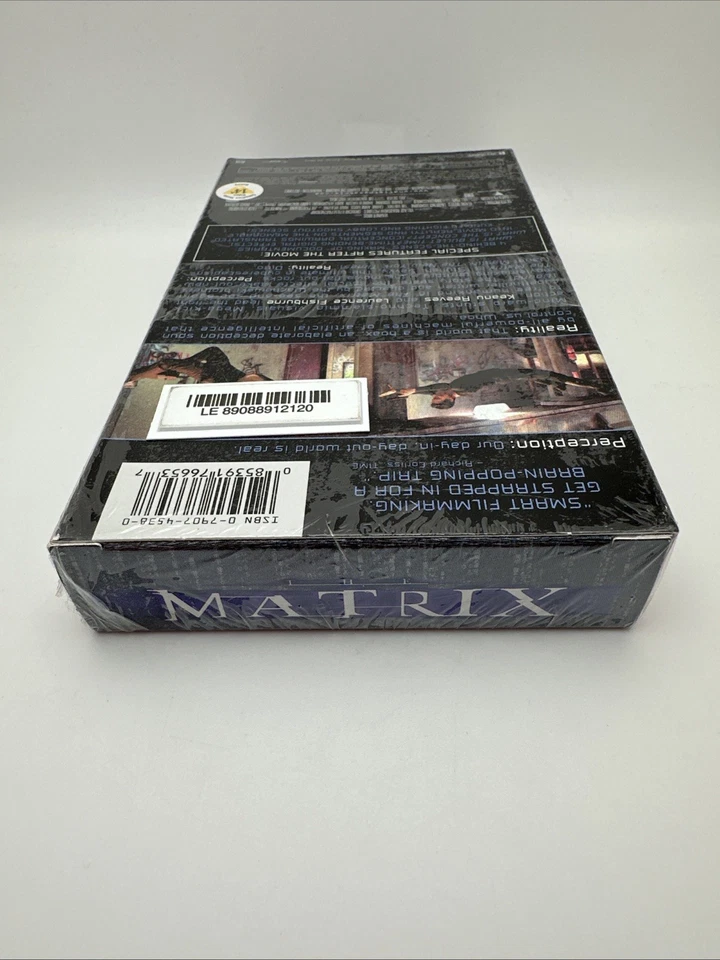The Matrix NEW Sealed VHS Collectors Edition 1999 Warner Home Video WB Watermark - Image 4 of 4