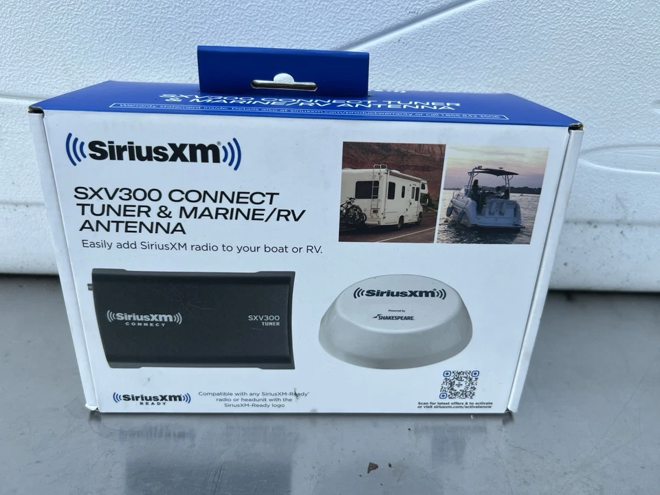 Sintonizador de radio satelital antena RV marina SiriusXM SXV300M1 con cable de extensión Foto 4 de 4