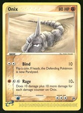 Onix 71/100 Common Sandstorm Pokemon Moderately Played on eBay