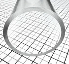 4” OD x 3 1/2" ID CLEAR ACRYLIC PLEXIGLASS LUCITE TUBE 1/4" HEAVY WALL 6"- LONG