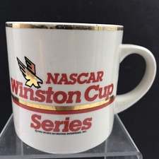 Nascar Winston Cup Series Racing Vintage 1993 Ceramic Coffee Mug Cup