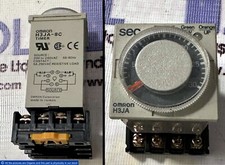 Omron H3JA-8C Solid-State Time Delay Relay TDR 0-30 Sec 240VAC W/ PF083A Socket