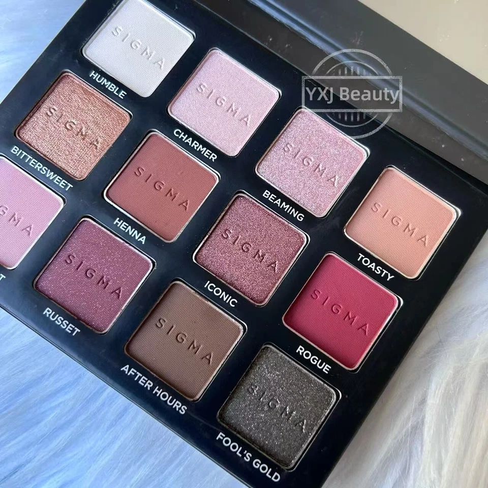 Nuevo Sigma Warm Neutrals~Volumen 2~Paleta de sombras de ojos tamaño completo 13,23 g/0,47 oz~Raro Foto 3 de 4