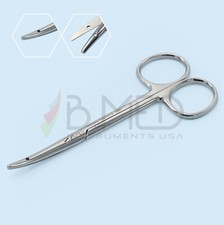 OR Grade Littler Suture Tissue Dissecting Scissors Curved 4.5" Blunt Tip ENT