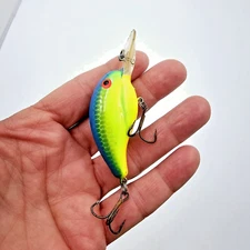 Vtg Pre Pradco Bandit 200 Preowned Chart Blue Back Mustad Triple Grip Hooks