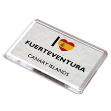 FRIDGE MAGNET - I Love Fuerteventura, Canary Islands