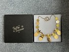 Tatty Devine Gold Mirror Pineapple Statement Necklace Brand New