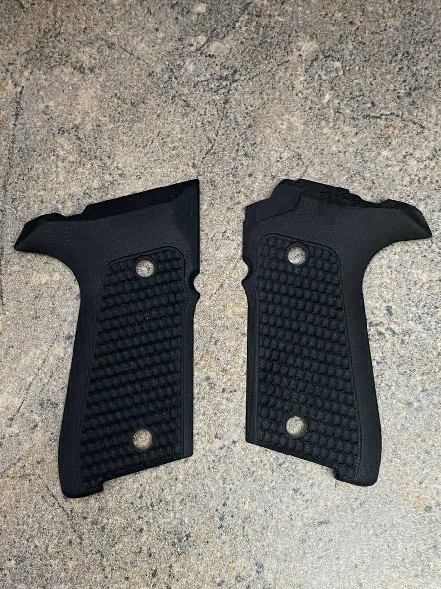 Hogue Pirahna G10 Grip for Arex Rex Zero 1 Compact - Solid Black