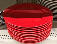 Royal Norfolk Red Dinner Plates 10 1/2   Set Of 4 "Excellent Condition"