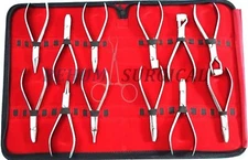 12 Pcs  Premuim Optical Plier Optician Optical Pliers Eyeglasses Tool Kit
