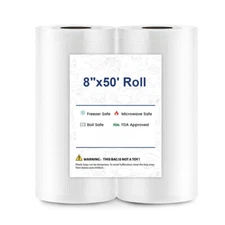 8"x50' Roll Vacuum Sealer Bags 4 Mil Food Seal Storage Bag 2 - 40 Rolls BPA Free
