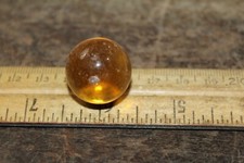 Vintage Shooter Marble Light Yellow Amber