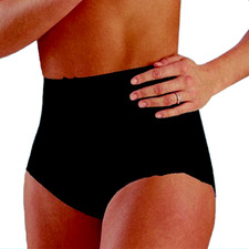 Scudotex Guaina contenitiva Elegant Cotton Pizzo nera post parto con rinforzi Ne